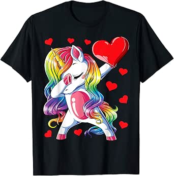 valentines day unicorn shirt