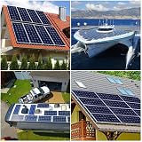 AUECOOR 100W Monocrystalline Solar Panel for RV, Boat, Off-Grid Charging view 7