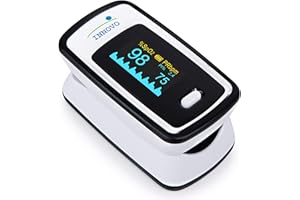 Innovo Fingertip Pulse Oximeter with Plethysmograph & Perfusion Index, Deluxe Ivory White (Made Exclusively for Amazon.com)
