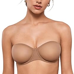 INLYRIC Women's Sheer Strapless Bras Mesh Sexy