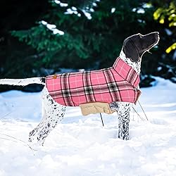 Kuoser Warm Dog Coat, Waterproof Dog Jacket for