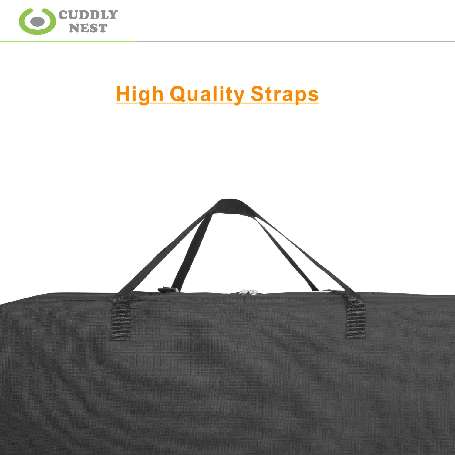 Cuddly Nest Folding Mattress Storage Bag Heavy Duty Carry Case for Tri