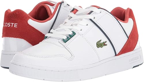 Amazon ラコステ シューズ スニーカー Thrill 1 1 White Oran メンズ 並行輸入品 スニーカー