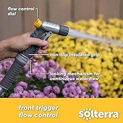 Solterra Adjustable Garden Hose Nozzle with Front