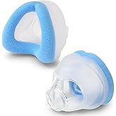 Medihealer Upgraded N20 Nasal Cushion for Airfit N20 Nasal Mask(M), 2 PCS Ultra Comfortable Memory Foam Cushion Compatible with Airfit N20, Great Value CPAP Supplies (Blue)