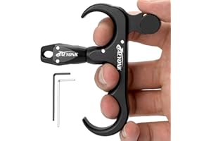 TAEYONK Bow Release for Compound Bow,Aluminum 360°Rotatable,Archery Release Trigger,for Both Right and Left Handers,for Both Youth and Adults,Adjustable Sensitivity and Angle,Tool Included