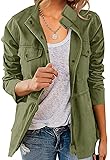 Chang Yun Jackets For Women Military Safari Utility