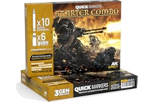 AK QUICK MARKER SET + 3GEN SET AKMQ111 STARTER COMBO (10x + 6x) + Brush
