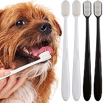 Best Toothbrush For Yorkies Double Finger Dog Toothbrush With 135º
