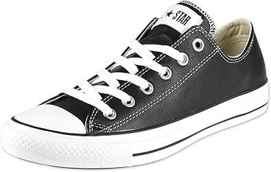 chuck taylor all star leather low top black