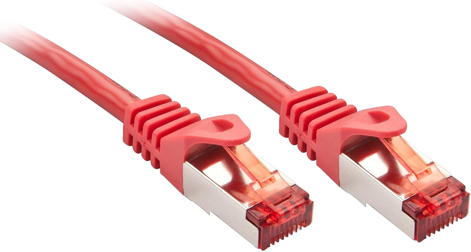 Lindy 47363 Basic Network Cable S/FTP Cat. 6 1.5 m Red