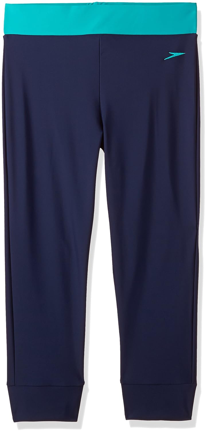 speedo female swimwear solid swim capri