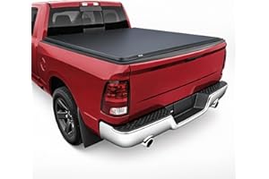 VEVOR Soft Roll-Up Truck Bed Tonneau Cover, Compatible with 2019-2024 Dodge Ram 1500 Classic, 2003-2025 Ram 2500 3500, Fits 6