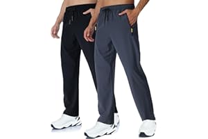 Rapoo Mens Lightweight Hiking Pants Quick Dry Stretch Joggers for Running Workout Casual