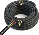 SHPELEC H05RR-F 3 Core Rubber Cable 1.0/1.5/2.5mm² 10m Indoor Outdoor