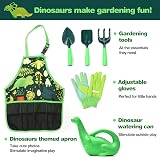 Cheerful Children Toys Kids Gardening Set with Apron Dino Unicorn Theme view 2