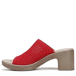 LifeStride Women's Ella Heeled Sandal Fire Red 7.5 W