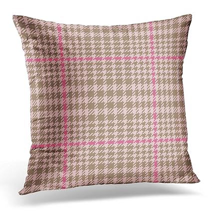 Amazon Com Sdamas Decorative Pillow Cover Abstract Check Tweed