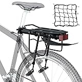 Bike Cargo Rack w/Fender & Bungee Cargo Net