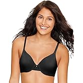 Hanes Women's Hanes Ultimate T-shirt Soft Foam Underwire Bra, -black stripe, 34DD