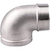 Street Elbow 90 Degree,1 1/2 Inch Male x Female NPT Thread SUS304