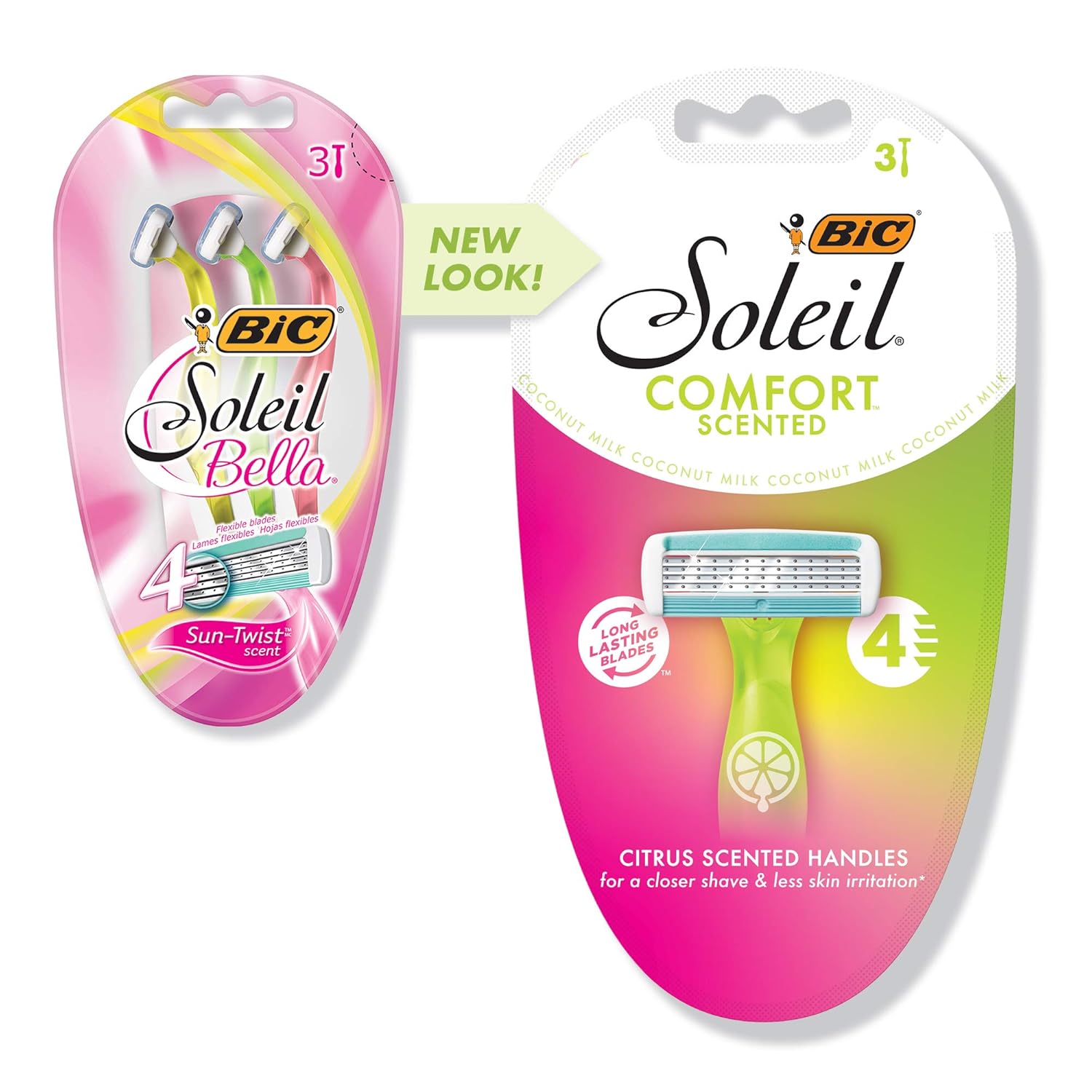 Soleil bella razors Clearance