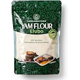 Yam Flour - Elubo - 1.1lbs - Pure Grinded Yam Tuber - Not mixed with other flours | For Amala, Pancakes |