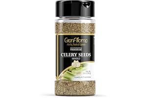GranAroma Whole Celery Seeds, 3.5 oz, Sauces & Dry Rubs, Pickling & Brining, Aromatic