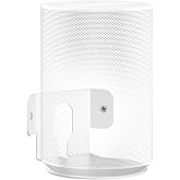 Yibracki Heavy-Duty Speaker Mount for Sonos Era 100 and Era 100 SL Corner Wall Mount Bracket, Low Profile Wall Mount for Sonos Era 100 and Era 100 SL Speaker Corner Mount Easy to Install, White