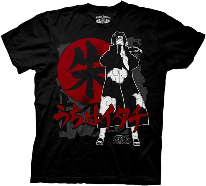 Naruto - Itachi Kanji T-Shirt - XXX-Large: Amazon.co.uk: Clothing