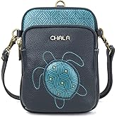 CHALA UNI Cellphone Xbody - Womens RFID Protected Faux Leather Crossbody Bag with Adjustable Strap