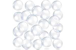 Yinder 24 Pieces Inflatable Beach Ball 6 Inches Pool Floating Ball Under the Sea Party Decorations Bubble Ocean Summer Pool Toys Party Supplies (Classic,Clear)