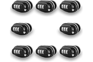 Fancemot Gun Trigger Lock with Keys, 8 Pack Gun Lock for Firearms Rifles, Shotgun, Handgun, Pistol Accessories