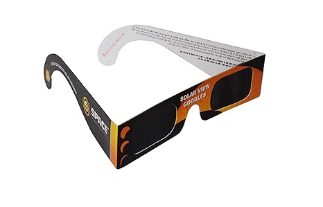 Gnomon Solar View Goggles Solar Eclipse Viewer made of 100% Safe & Certified Thousand Oaks Film (USA)