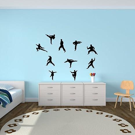 Amazon Com Martial Arts Wall Decal Sticker 22 Set Of Ten