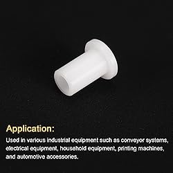 uxcell 12pcs Flanged Sleeve Bearings Plastic