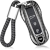 T-carbon Key Fob Cover Compatible with Porsche Cayenne Panamera 2018-2025