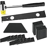 Acymner Laminate Wood Flooring Installation Kit with 30 Spacers, Tapping Block, Pull Bar and Mallet Flooring Tool Set