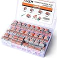 Zhushan 100 PCS Compact Wire Nuts Connector Set,2/3/4/5 Port Push-in Lever Wire Joiner Connector Kit, Quick Connection Termin