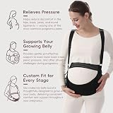 MomTend 5 in 1 Pregnancy Support Belt Beige XL Maternity Postpartum Belly Band view 3