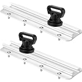 GYPNS Kayak Rail Track Mount Vertical Tie Downs Accessories | Outdoor Water Sports 8" Kayak Fishing Top Loading Track and Tie Downs (Pack of 2)