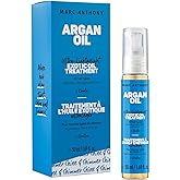 Marc Anthony Exotic Argan Oil Treatment with Keratin - Ultra-Lightweight Hair Oil Treatment Hydrates & Strengthens for Shiny, Healthy-Looking Hair for All Hair Types - Sulfate & Paraben Free