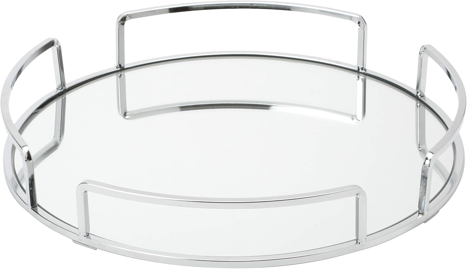 Home Details Mirrored Vanity Tray for Dresser, Perfume