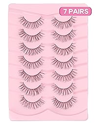 Wispy Strip Lashes Natural Faux Mink Lashes Fluffy