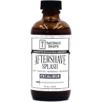 Taconic Shave After-Shave-Balsam – Alkoholfrei, Beruhigend, Mit Bio-Aloe & Kokosöl, 4 Oz / 118 Ml