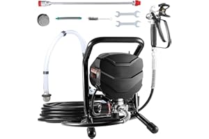 Uargd Stand Airless Paint Sprayer, 650W High-Efficiency Electric Sprayer, 3000PSI Paint Machine with Extension Rod and Cleani