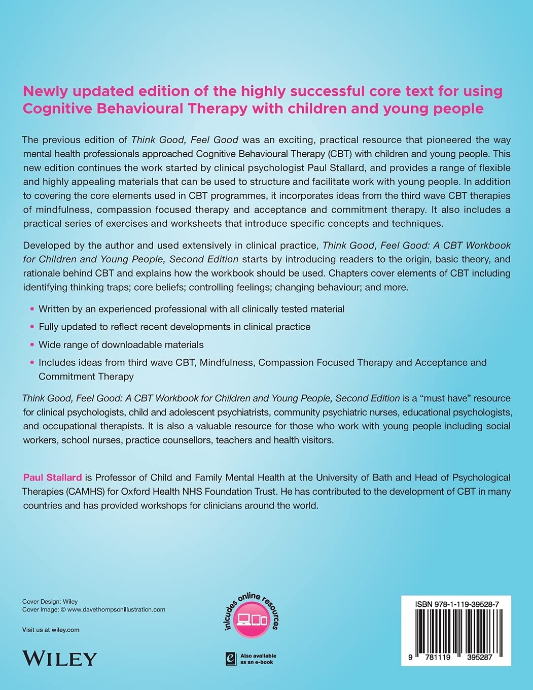 Think Good Feel Good A Cognitive Behavioural Therapy Workbook For Children And Young People Stallard Paul 9781119395287 Books Amazon Ca