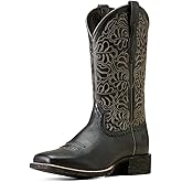 ARIAT womens Wms Round Up Remuda Blk Drtn