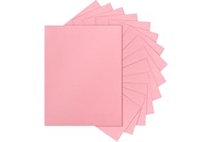 Silunkia 40 Sheets Candy Pink Cardstock 8.5 x 11 for Party Decorations, 200gsm/75lb Premium Valentine Card Stock for DIY Cards Making, Greeting Cards, Paper Crafting, Wedding Invitations, Menus