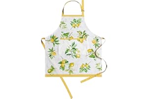 Maison d' Hermine Apron for women 100% Cotton 27.50"x31.50" 1 Piece Adjustable Neck Strap & long ties Apron Men, Chef, Weddin